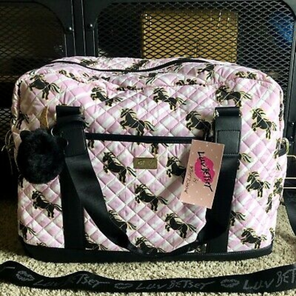 Betsey Johnson Unicorn Large Weekender Bag